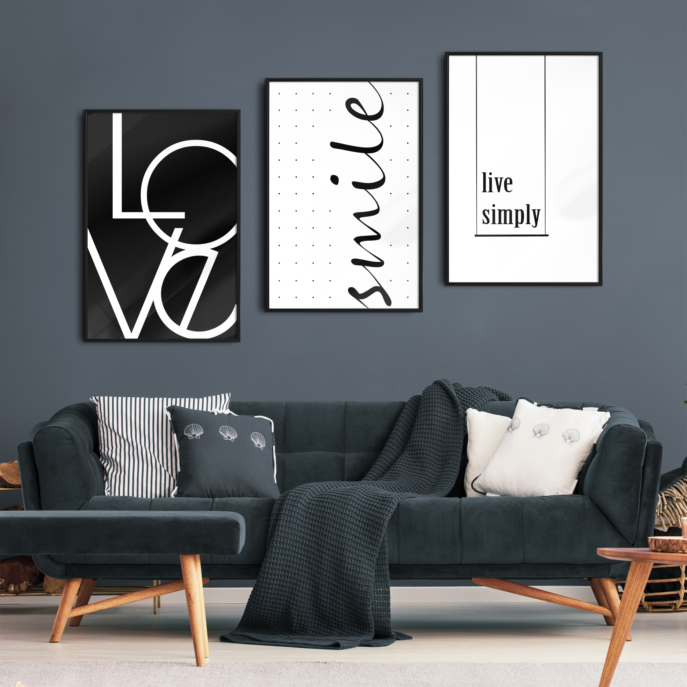 Druck Bild Poster 6er Set Print Kunstdruck Plakat Wandbild Wandposter Rahmen 012