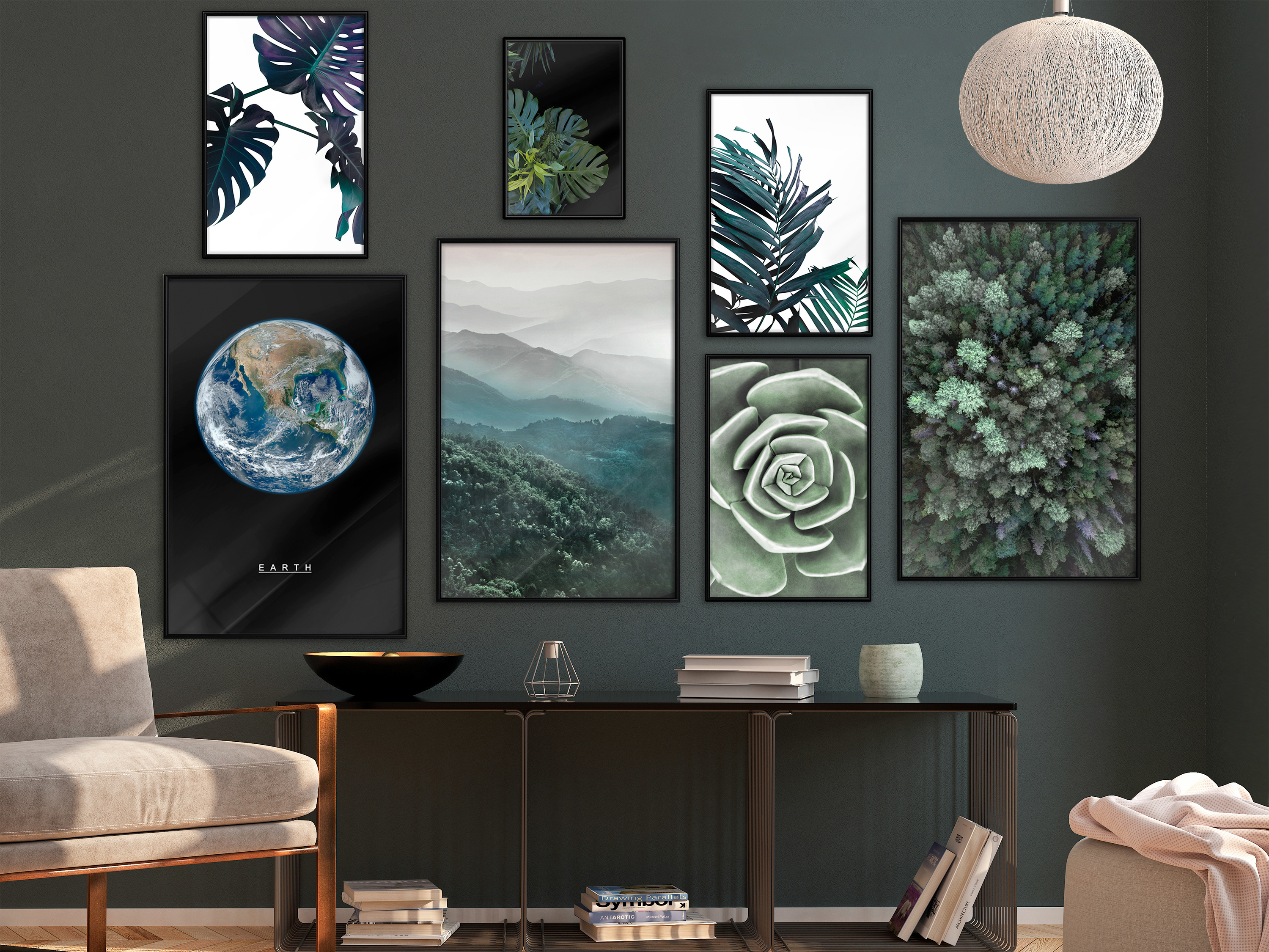 Druck Bild Poster 5er Set Print Kunstdruck Plakat Wandbild Wandposter Rahmen 271