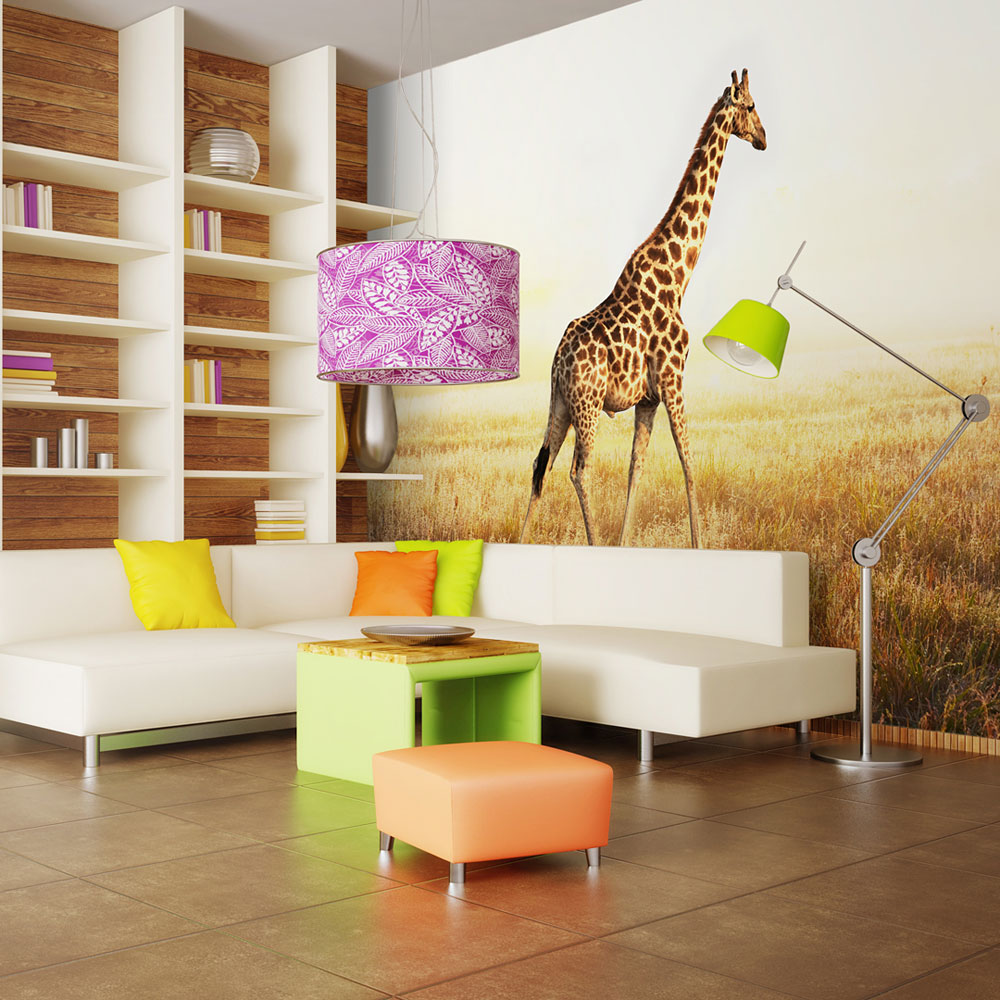 Wallpaper - giraffe - walk - 400x309