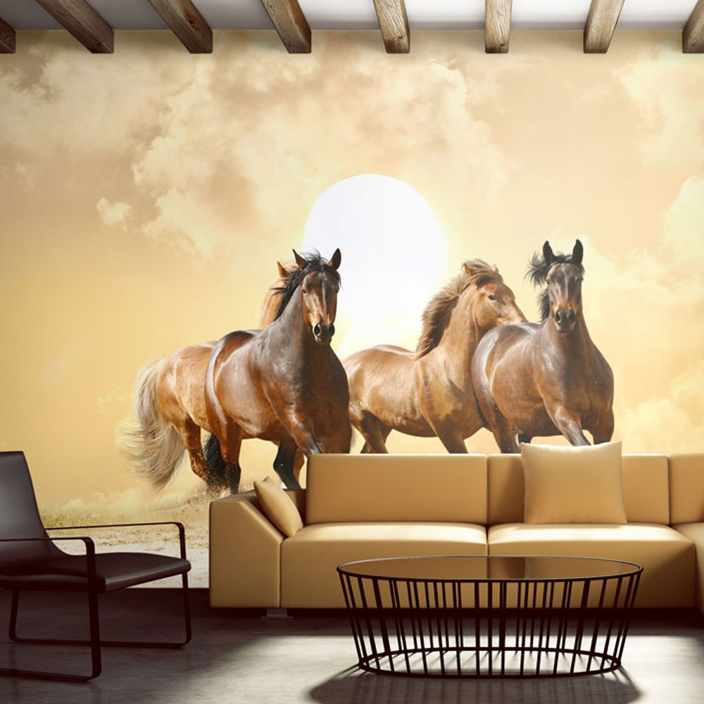 Wallpaper - Running horses - 400x309