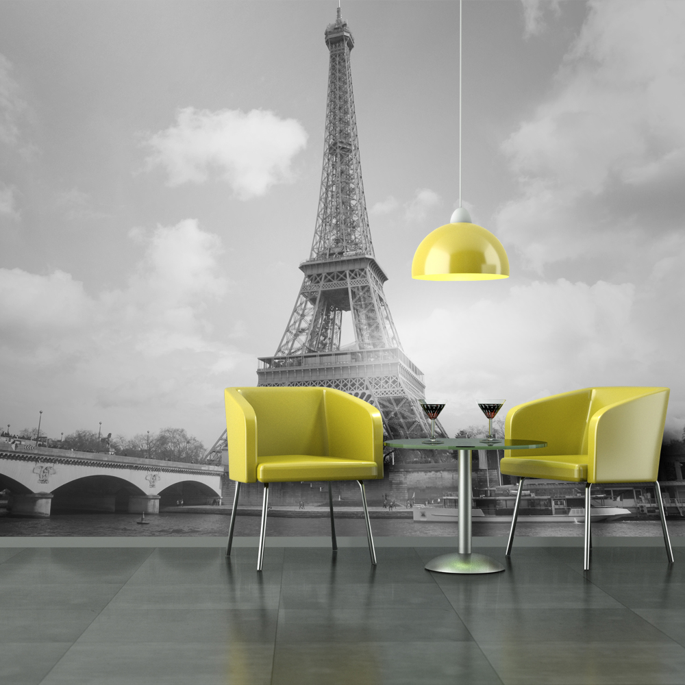 Wallpaper - Seine and Eiffel Tower - 250x193
