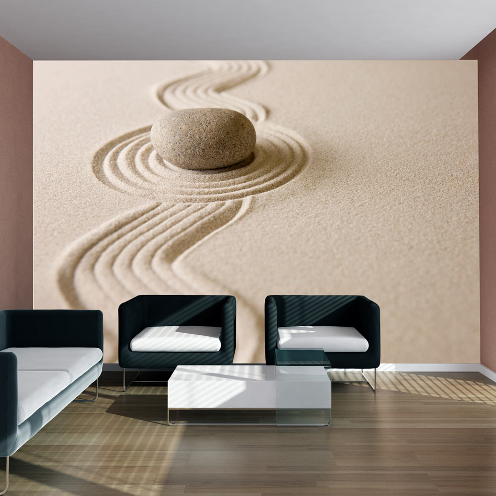 Wallpaper - Zen sand garden - 250x193