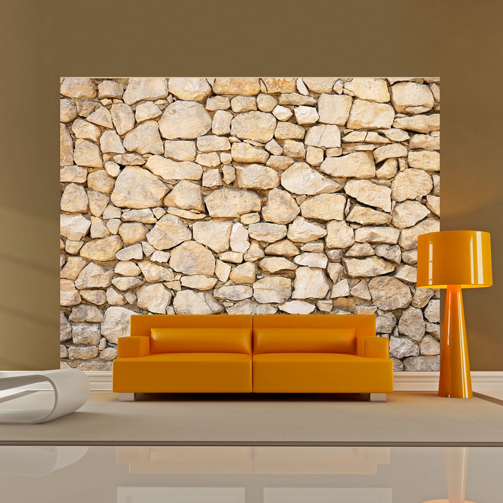 Wallpaper - visual illusion - stone - 300x231