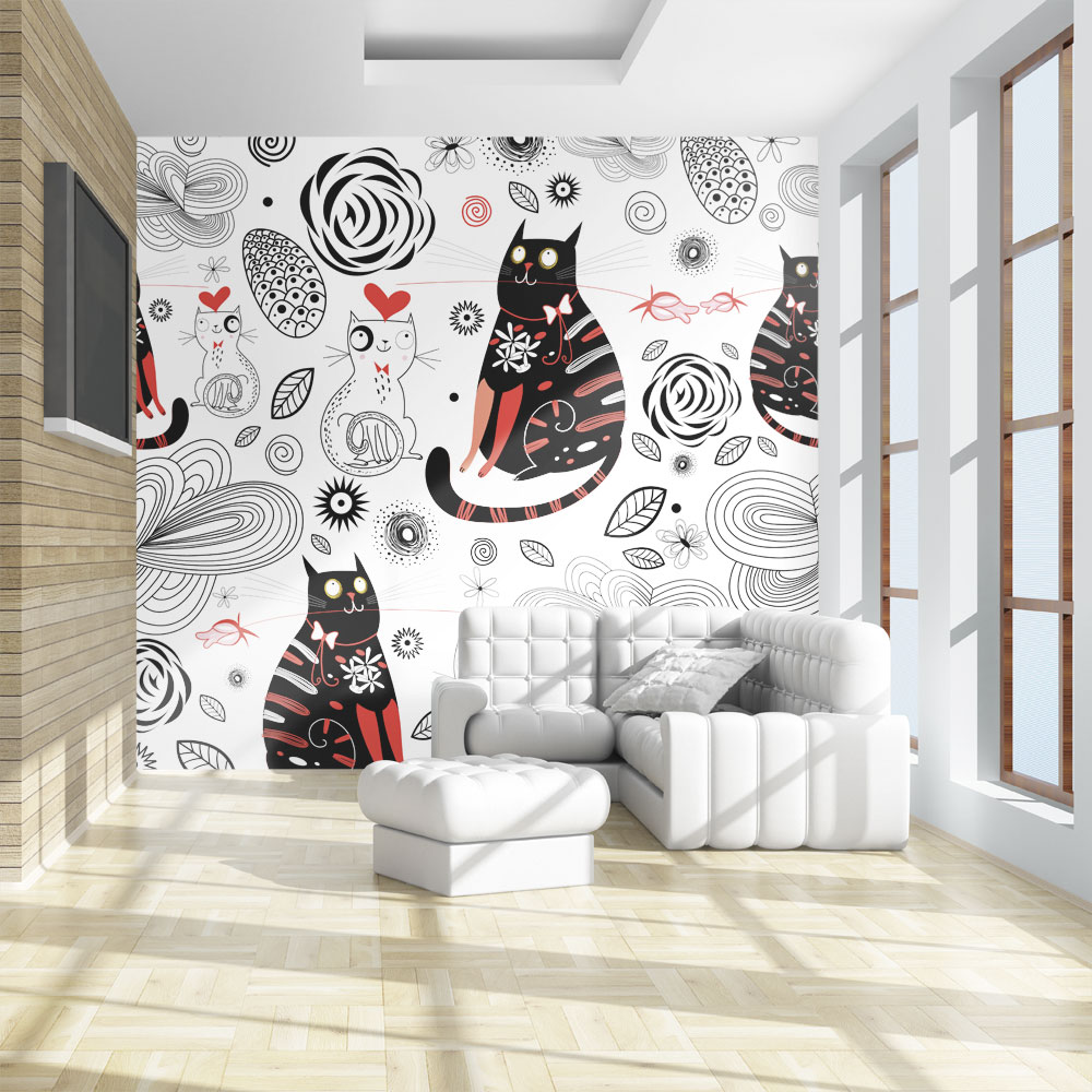 Wallpaper - Cats in love - 250x193
