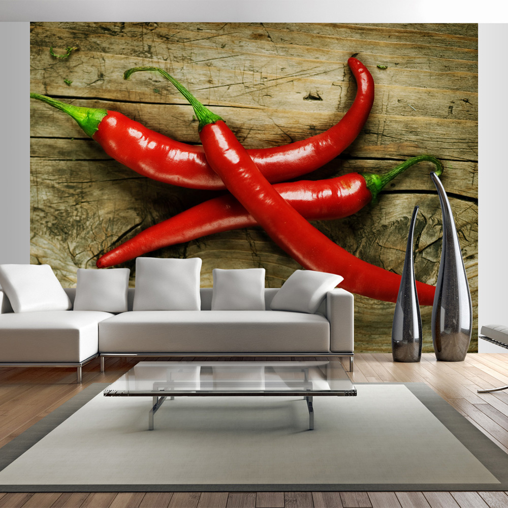 Wallpaper - Spicy chili peppers - 250x193