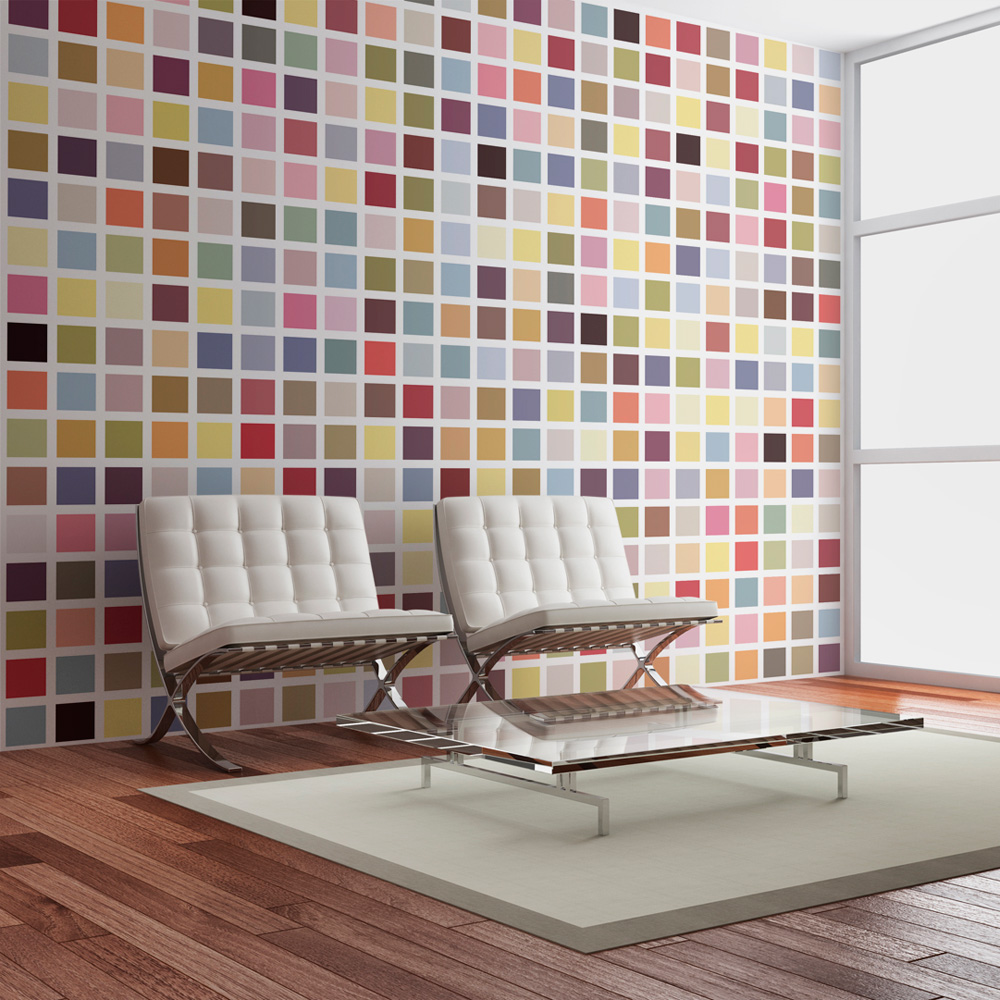 Wallpaper - Mosaic of colors - 250x193