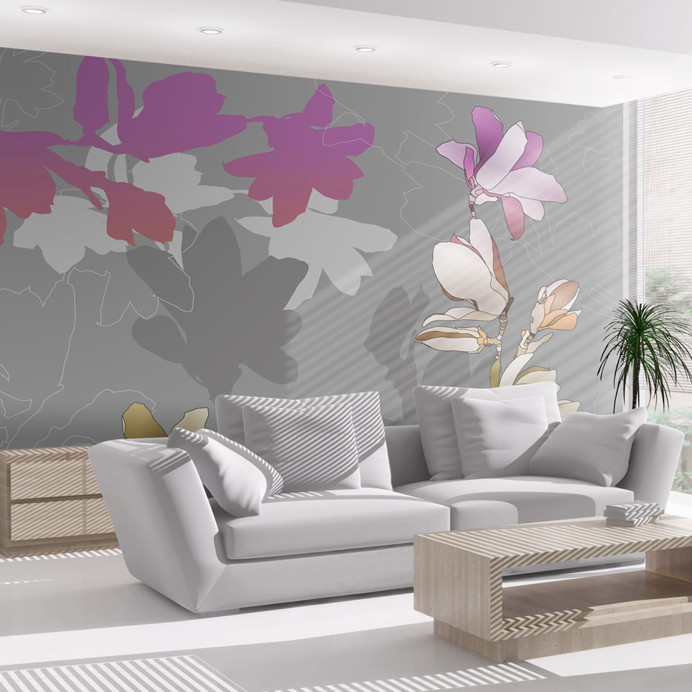 Wallpaper - Pastel magnolias - 250x193