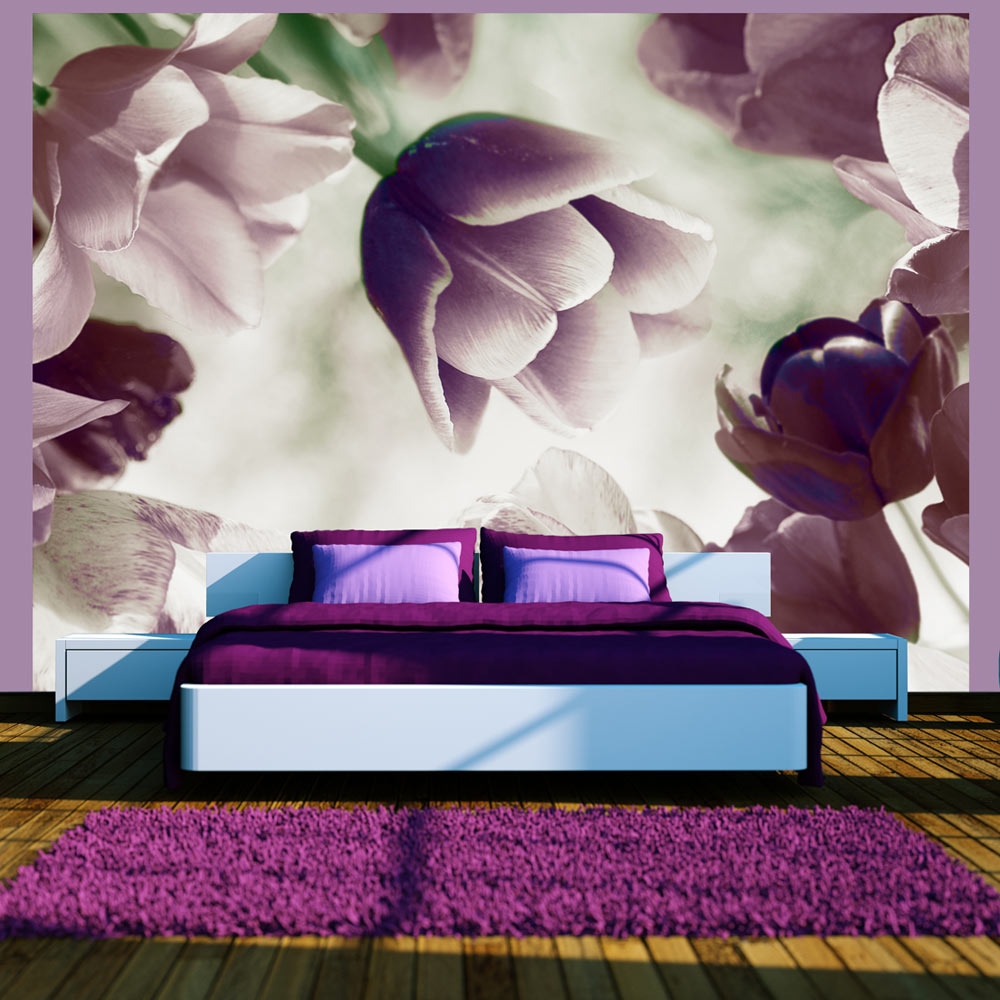 Wallpaper - Heavenly tulips - 250x193