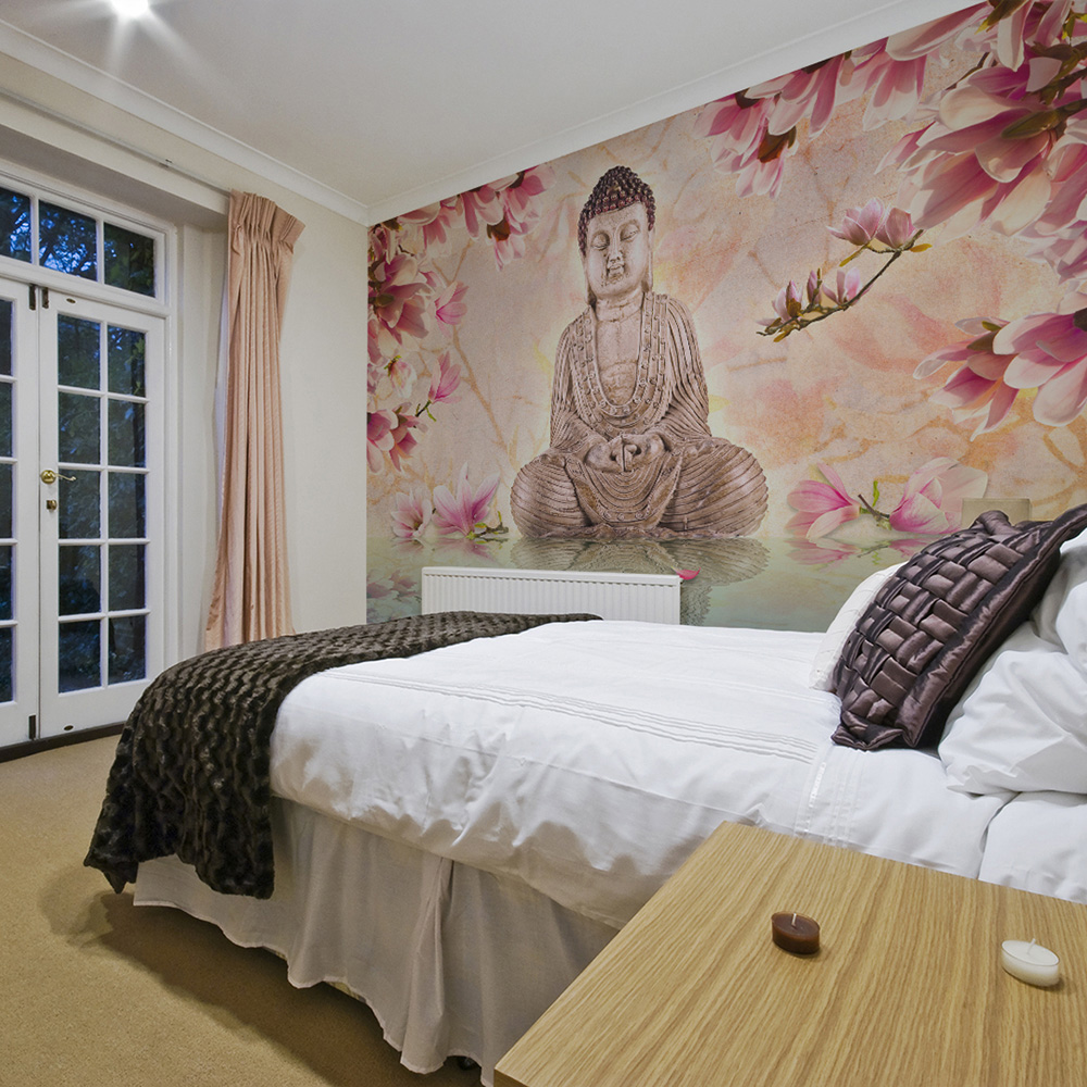Wallpaper - Buddha and magnolia - 350x270
