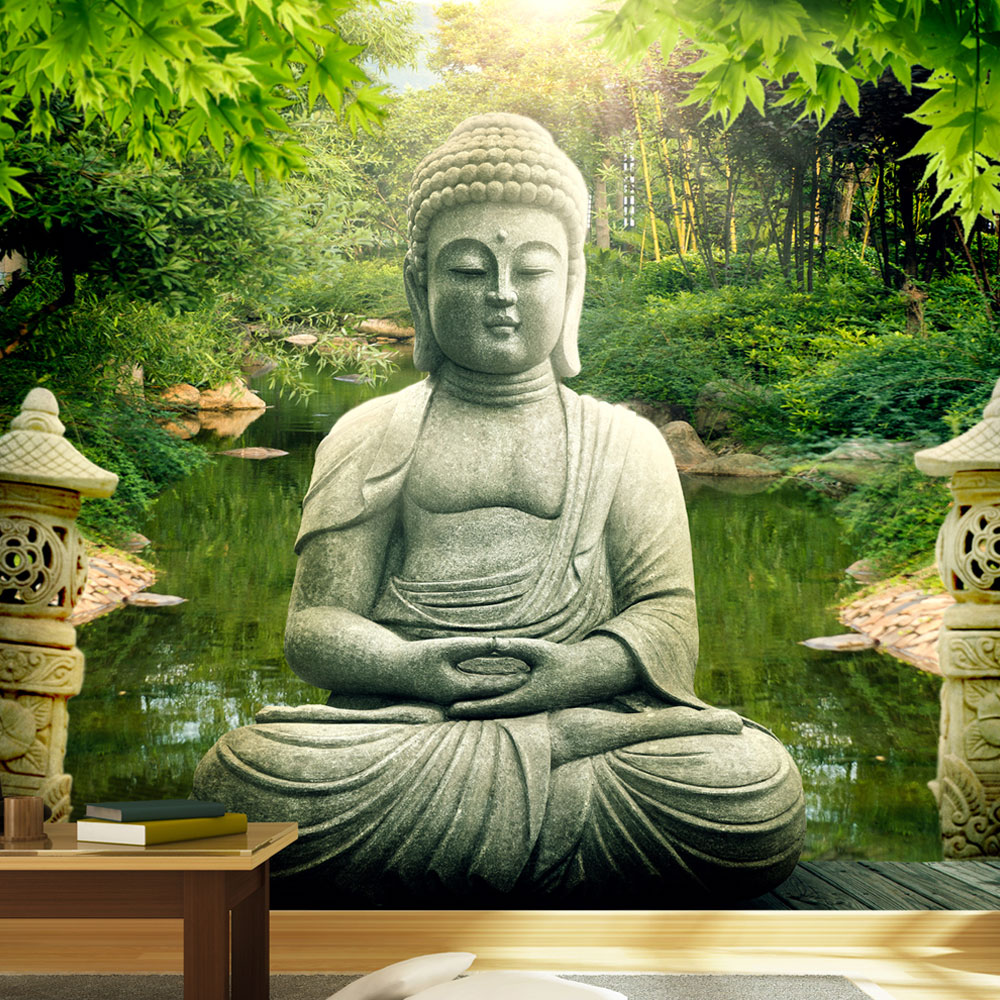 Self-adhesive Wallpaper - Buddha's garden - 294x210