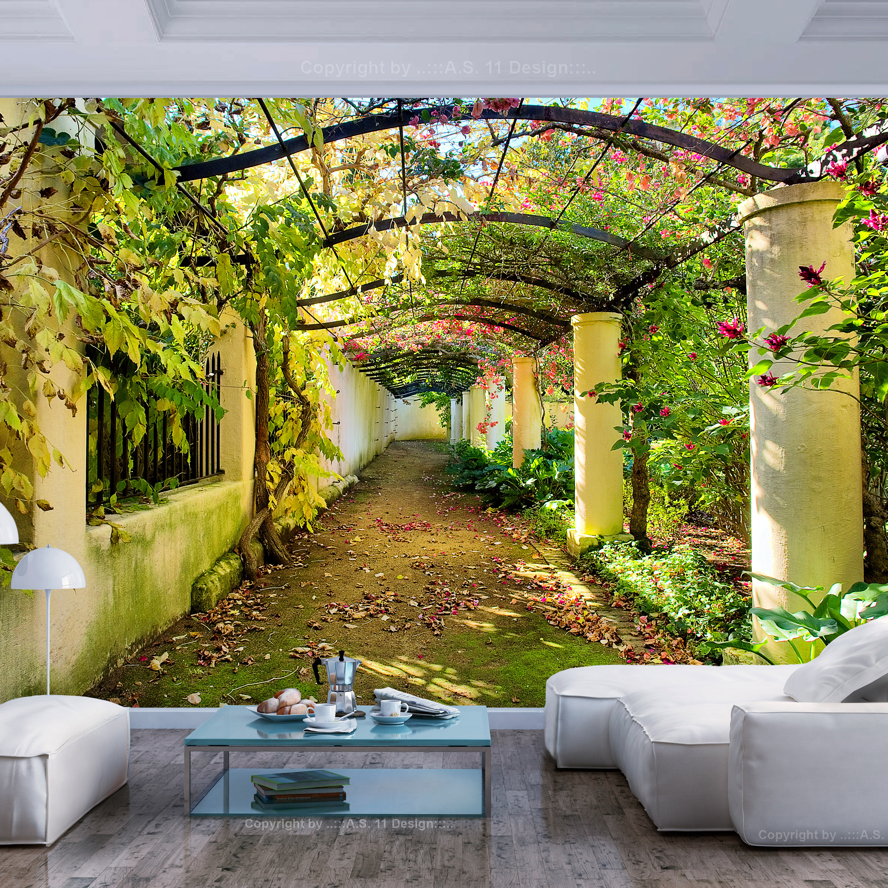 Wallpaper - Pergola - 100x70