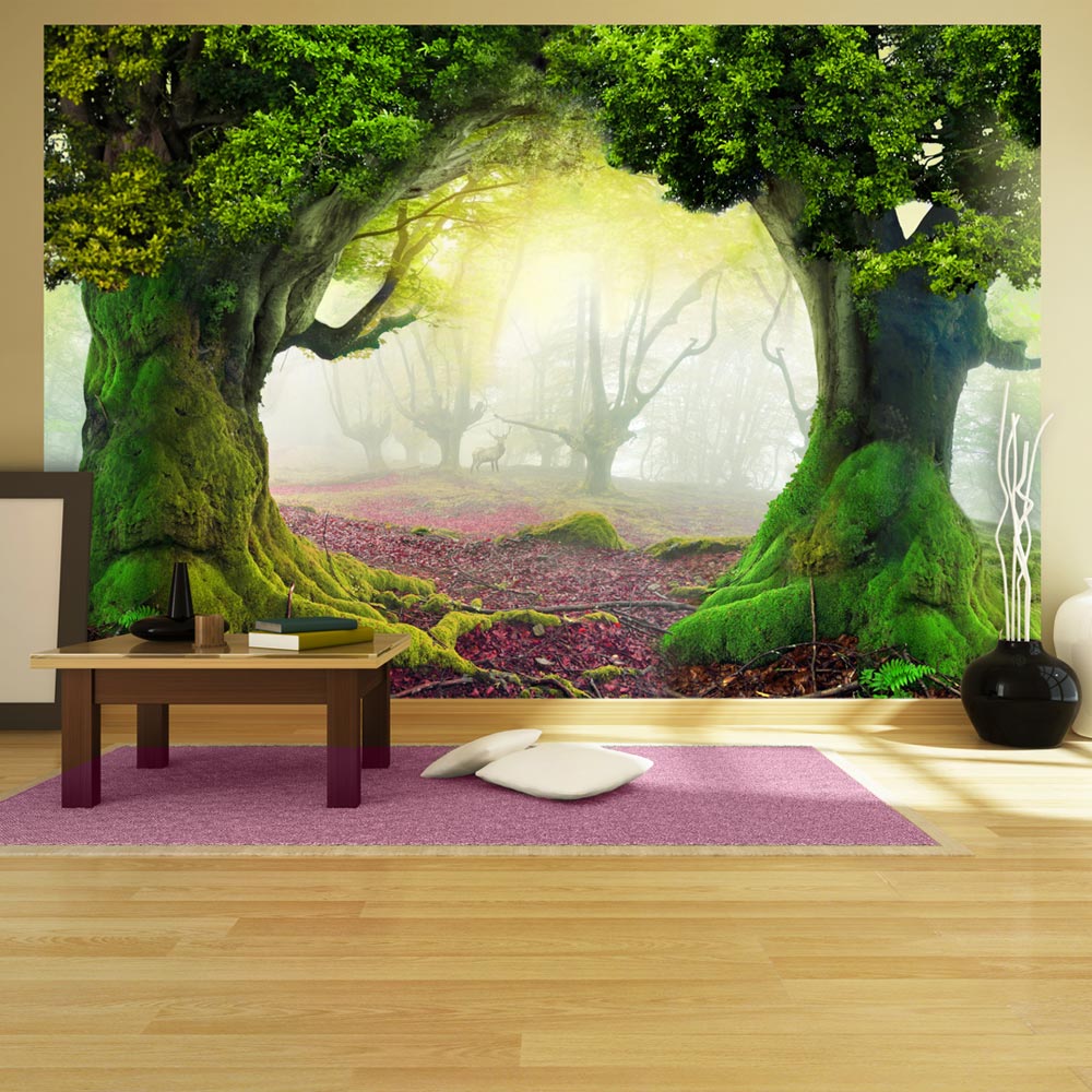 Self-adhesive Wallpaper - Enchanted forest - 147x105