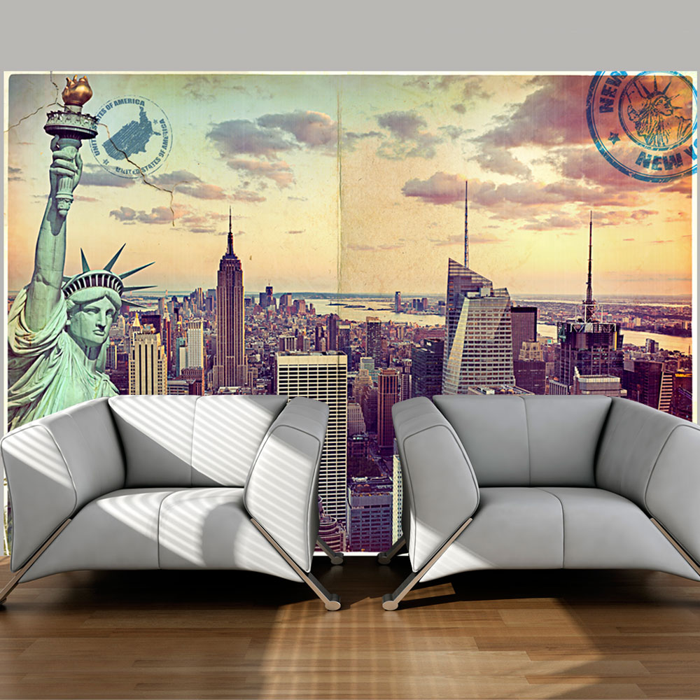 Wallpaper - Postcard from New York - 100x70
