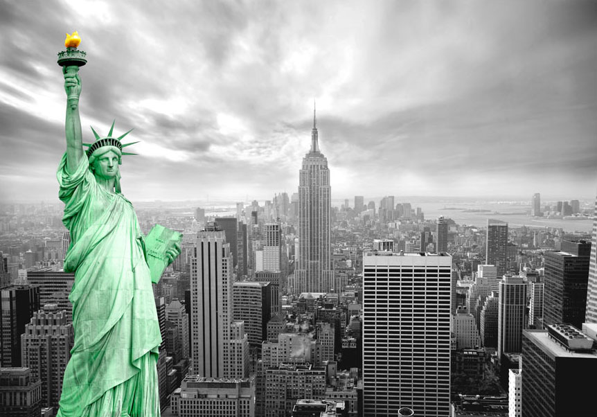 NEW YORK CITY Photo Wallpaper Wall Mural NonWoven/SelfAdhesive cC