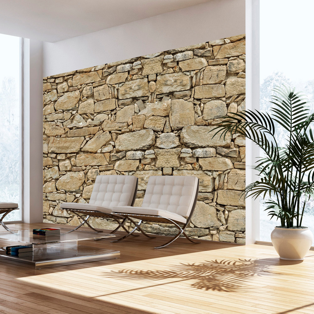 Wallpaper - Stone wall - 200x140