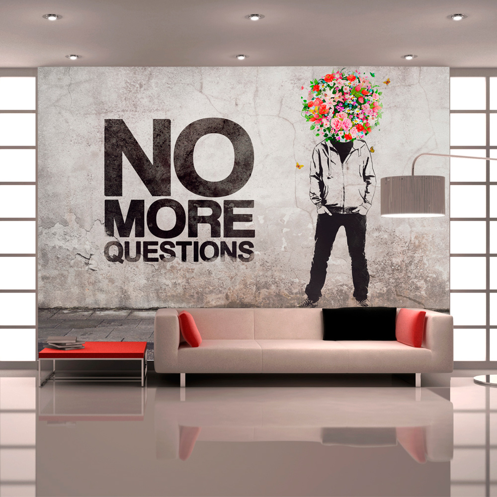 Wallpaper - No more questions - 100x70