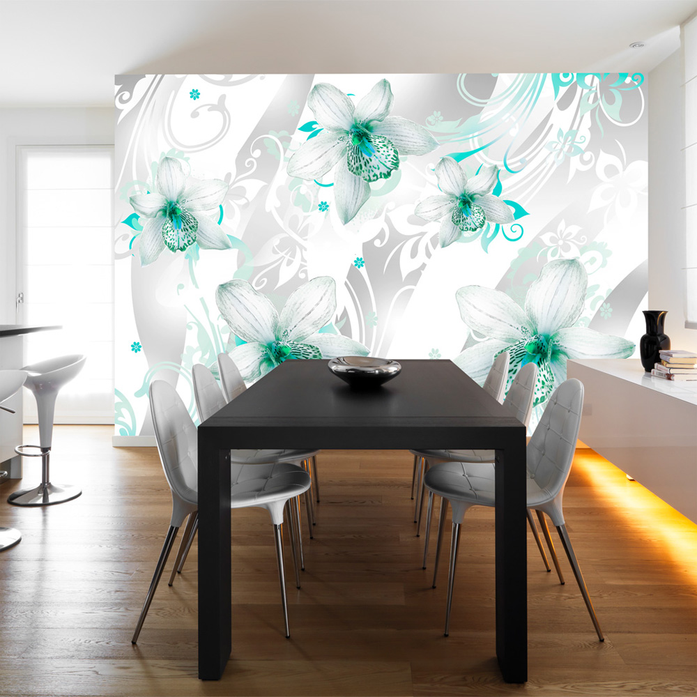 Wallpaper - Sounds of subtlety - turquoise - 100x70