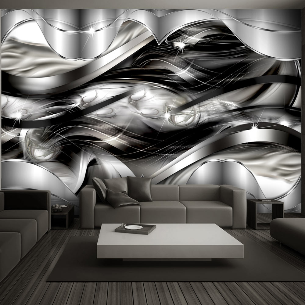 Wallpaper - Platinum fog - 100x70