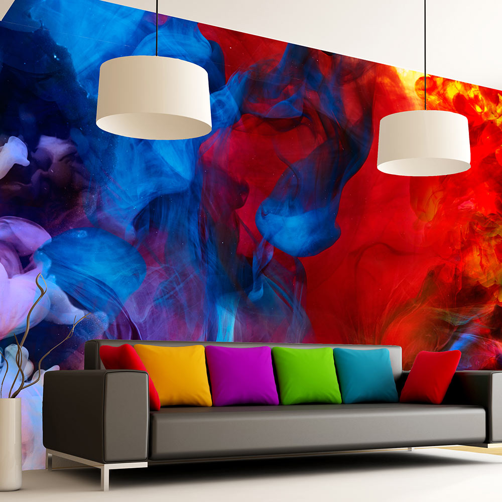 Wallpaper - Colored flames - 200x140