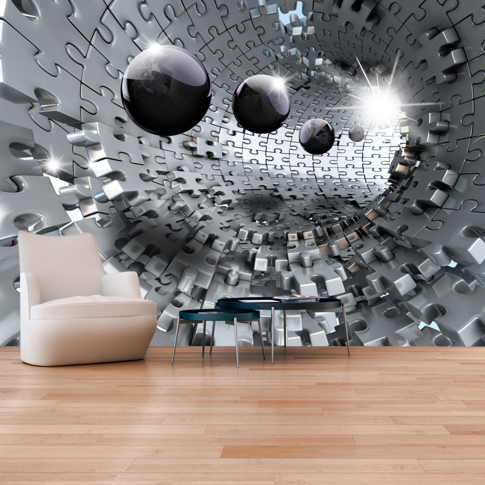 Self-adhesive Wallpaper - Puzzle - Tunnel - 343x245