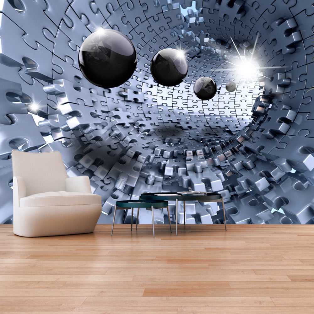 Self-adhesive Wallpaper - Abstract Jigsaw - 441x315