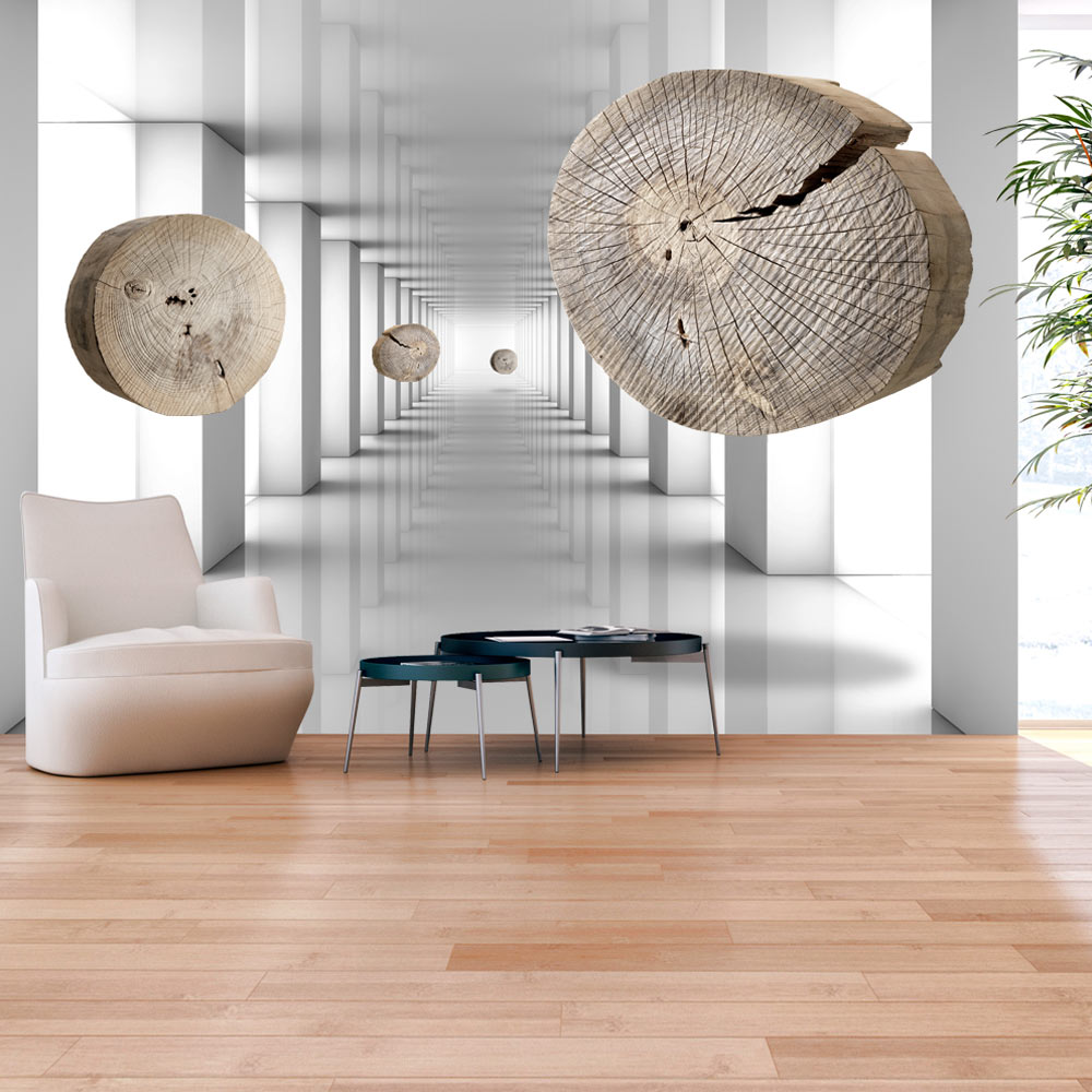 Self-adhesive Wallpaper - Inventive Corridor - 98x70