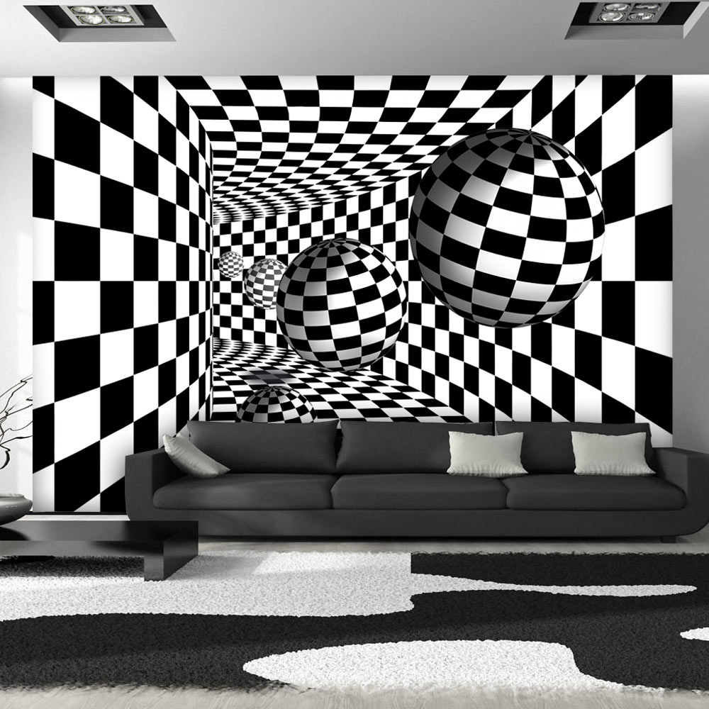 Wallpaper - Black & White Corridor - 150x105