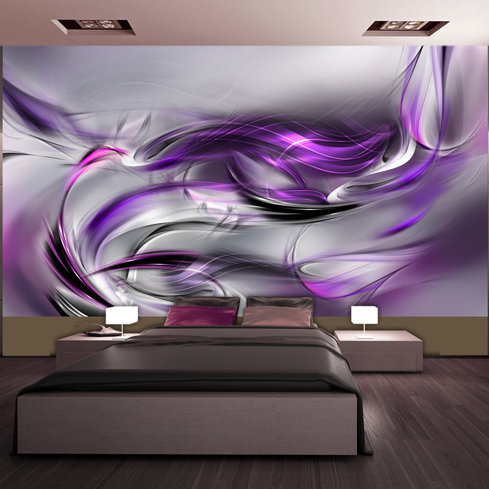 XXL wallpaper - Purple Swirls II - 500x280
