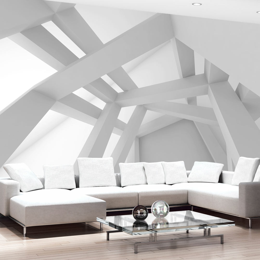 Wallpaper - White Construction - 400x280