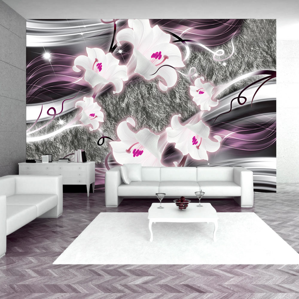 Wallpaper - Dance of charmed  lilies - 400x280