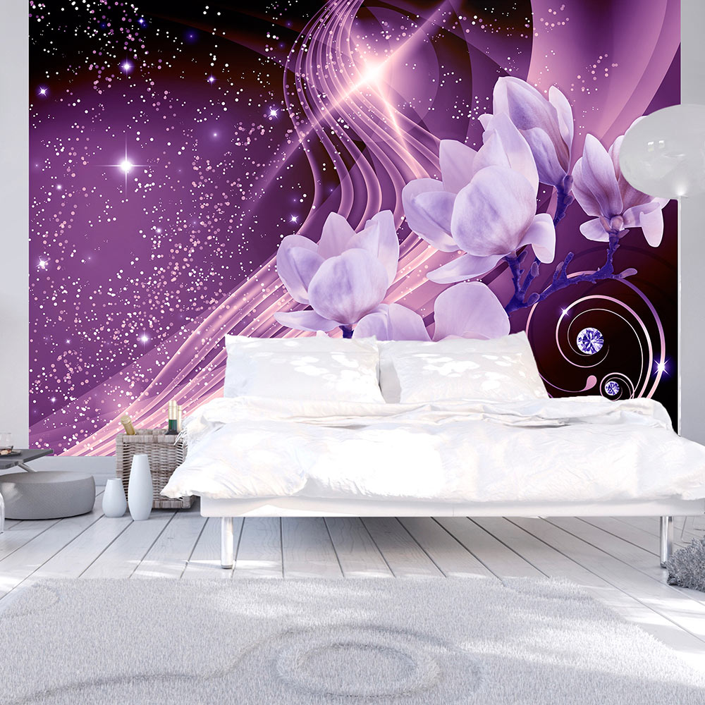 Self-adhesive Wallpaper - Purple Milky Way - 392x280