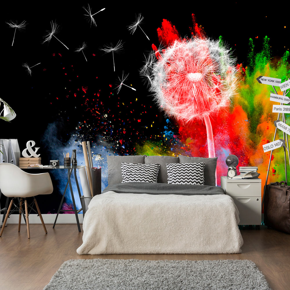 Wallpaper - Colourful Element - 100x70