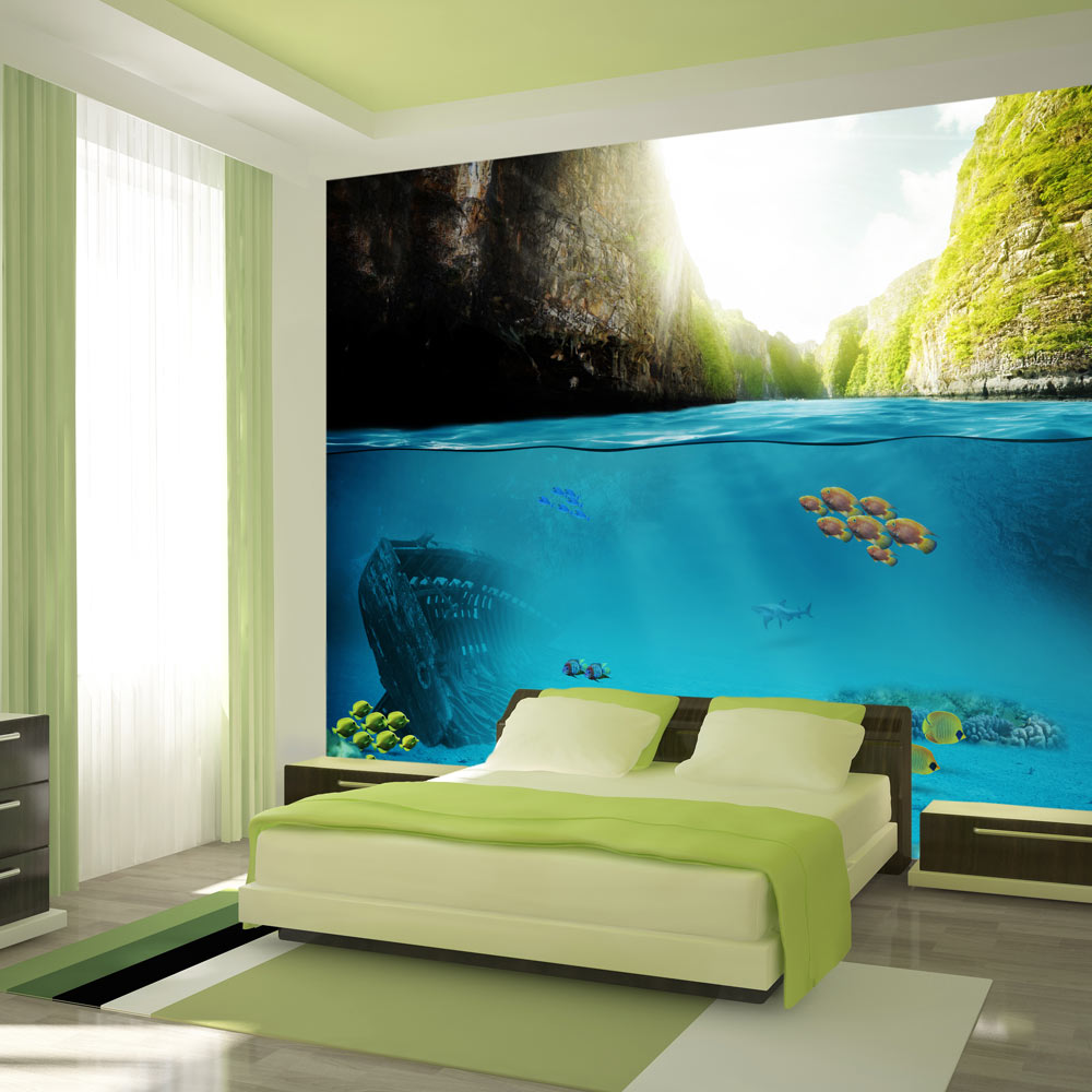 Self-adhesive Wallpaper - Under the waterline - 98x70