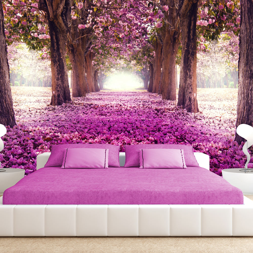 Self-adhesive Wallpaper - Pink path - 392x280