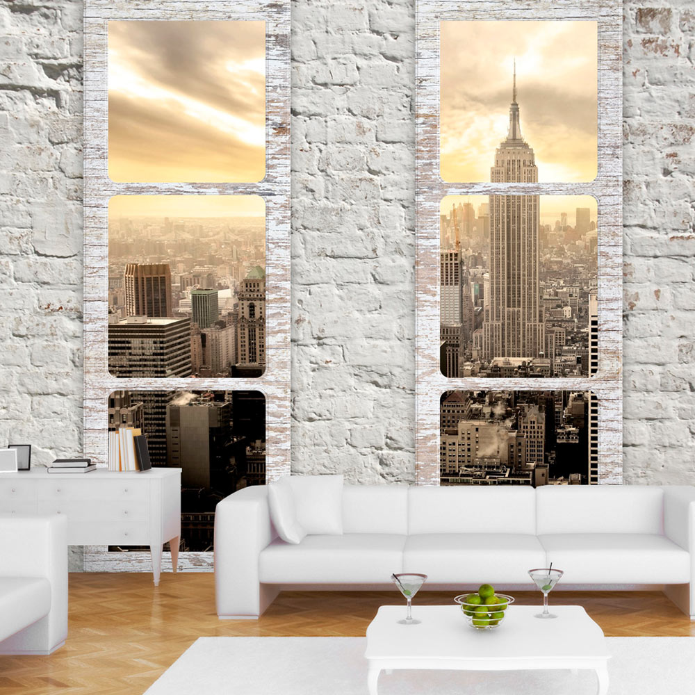 Self-adhesive Wallpaper - New York: view from the window - 98x70