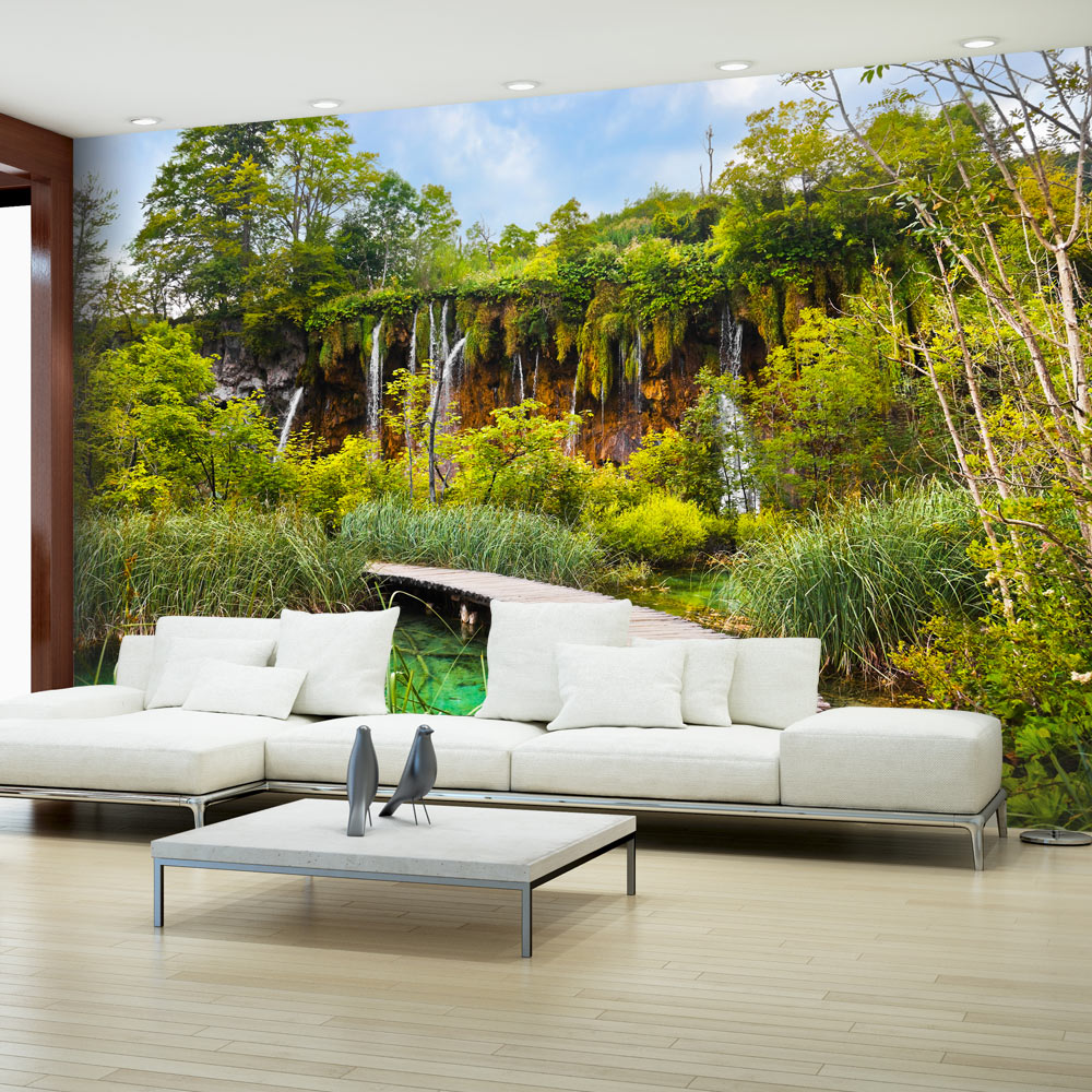 Wallpaper - Green oasis - 100x70