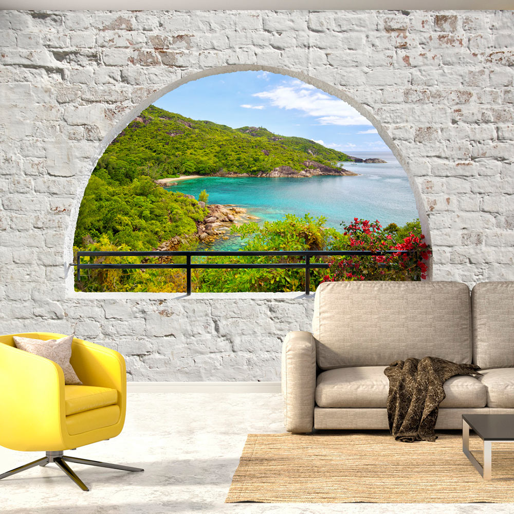 Self-adhesive Wallpaper - Emerald Island - 196x140