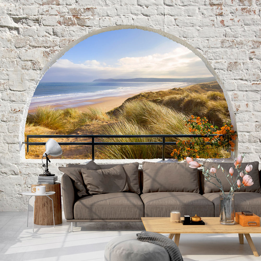 Self-adhesive Wallpaper - Hidden Beach - 343x245