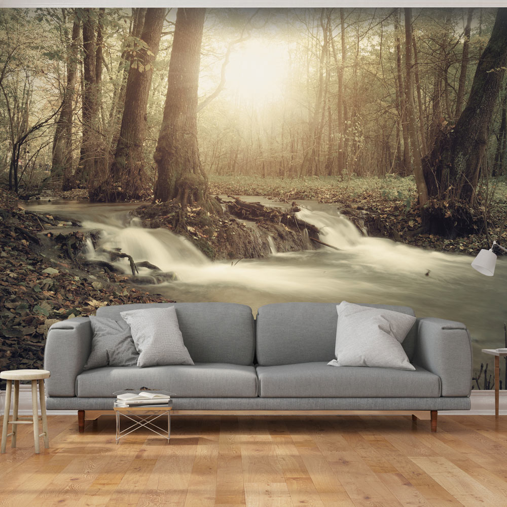 Wallpaper - Forest Cascade - 350x245