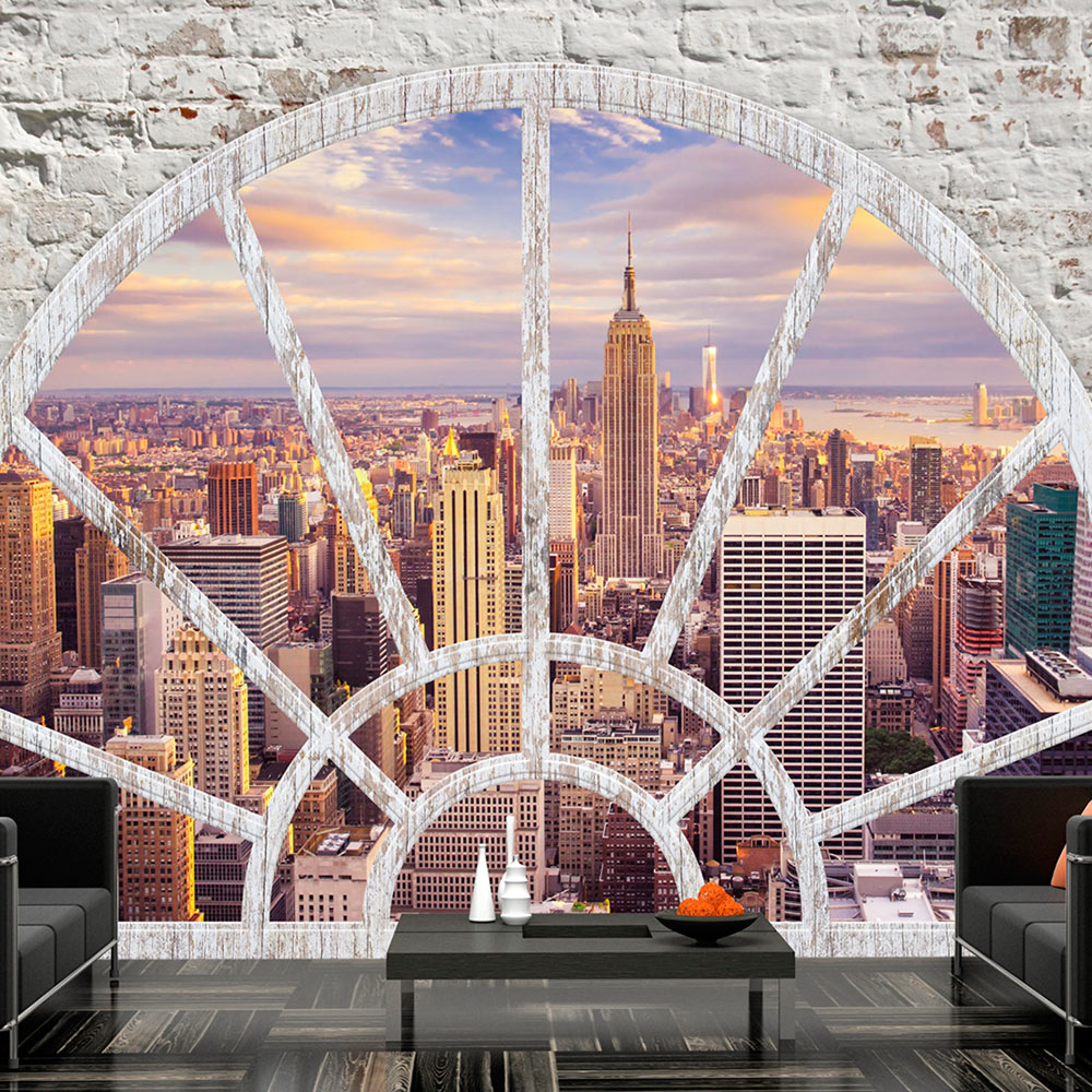 New York City Skyline Fenster VLIES FOTOTAPETE TAPETE MURAL 2397DK New York City Skyline Fenster VLIES FOTOTAPETE TAPETE MURAL 2397DK
