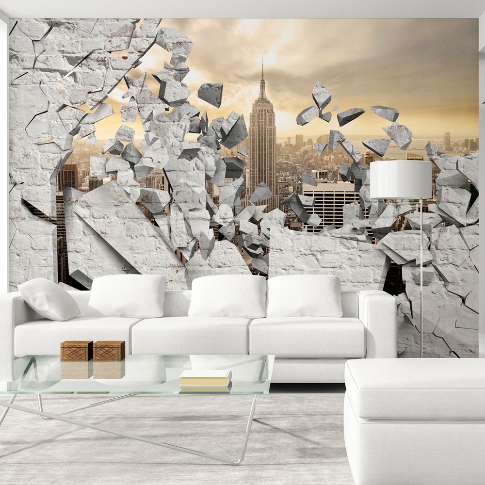 Wallpaper - NY - City behind the Wall - 100x70