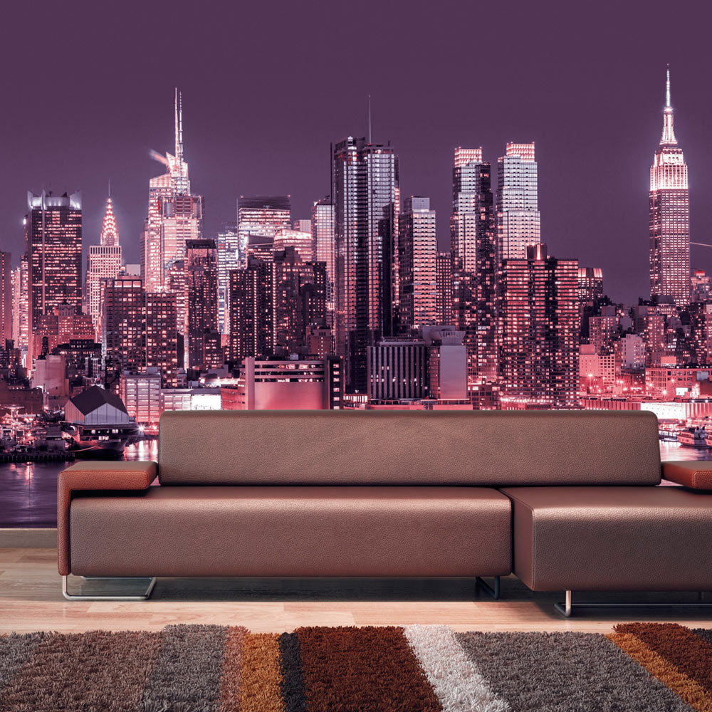 Wallpaper - NYC: Purple Nights - 100x70