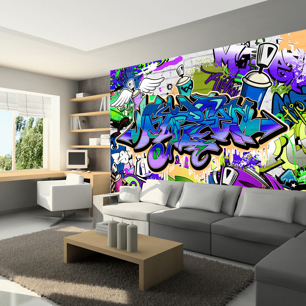 Wallpaper - Graffiti: violet theme - 300x210