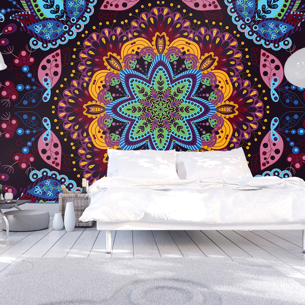 Wallpaper - Colorful kaleidoscope - 100x70