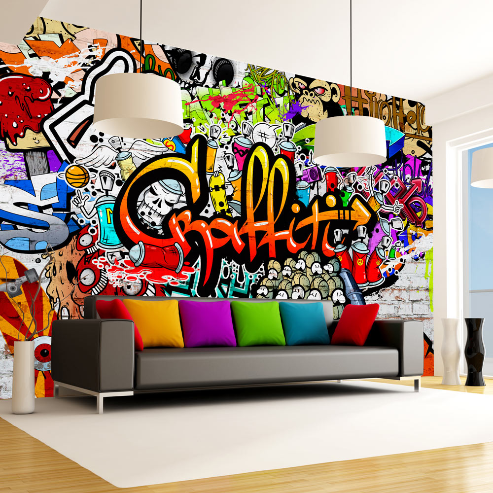 Wallpaper - Colorful Graffiti - 250x175