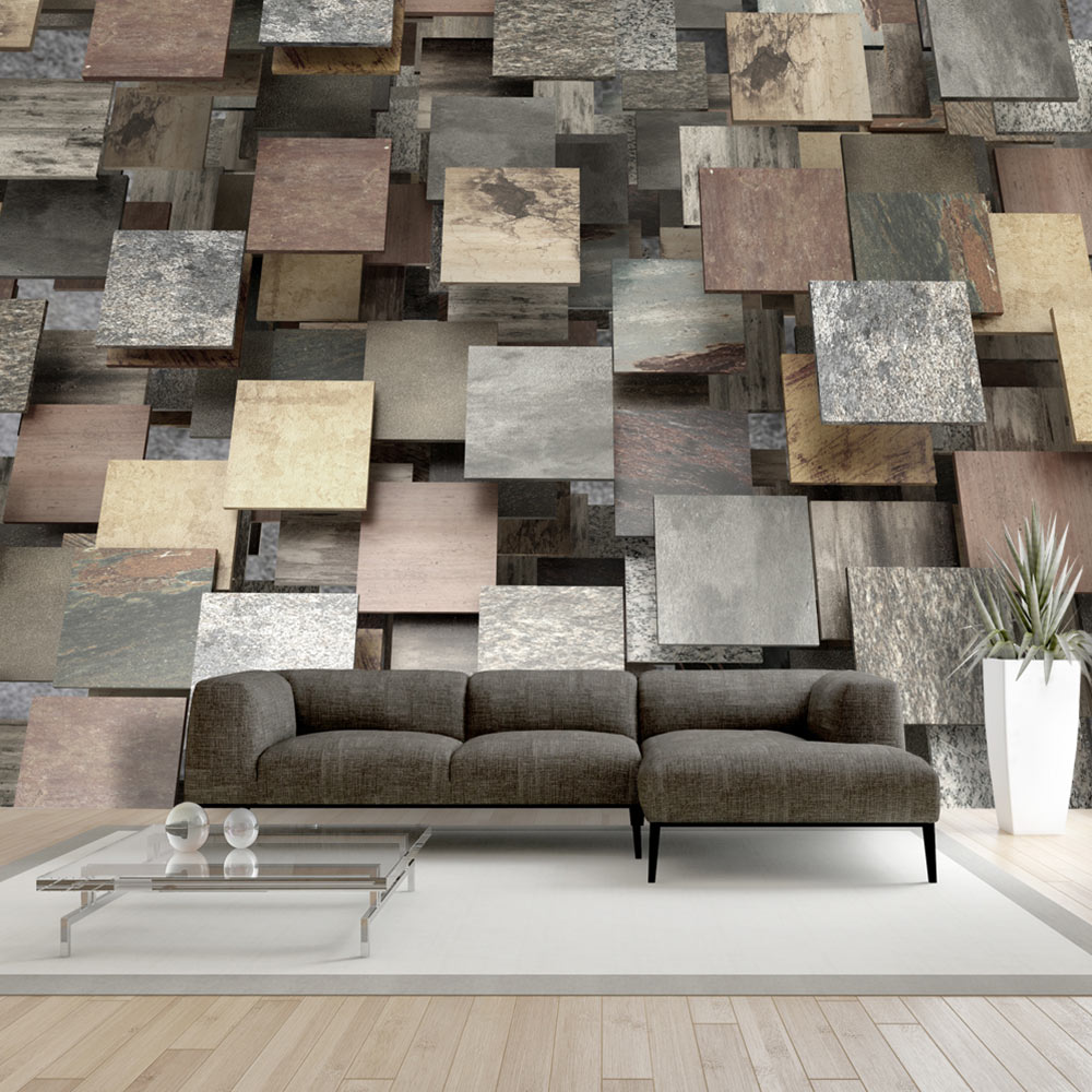 Wallpaper - Square Structure - 100x70
