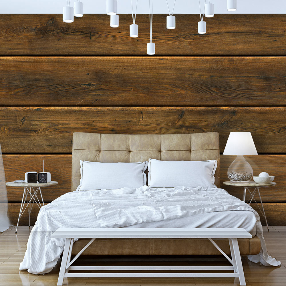Wallpaper - Wooden Harmony - 100x70