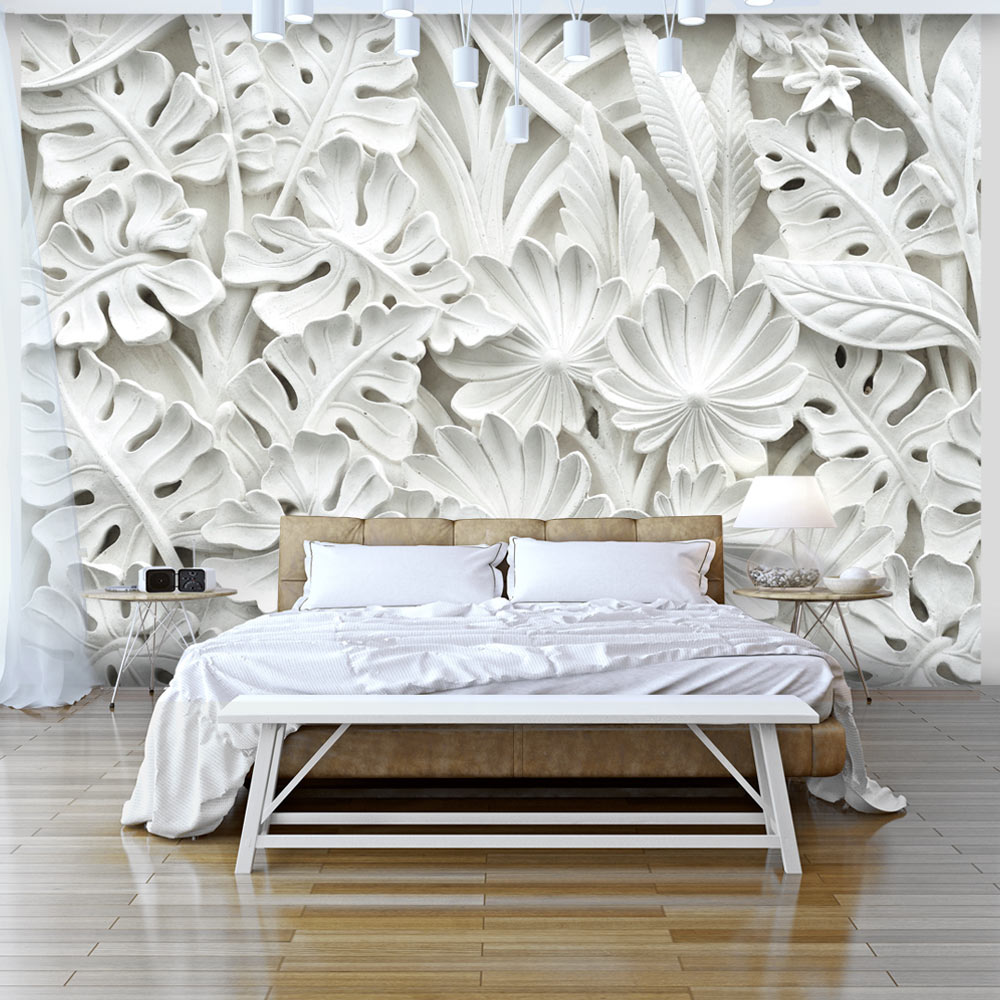 Self-adhesive Wallpaper - Alabaster Garden - 441x315