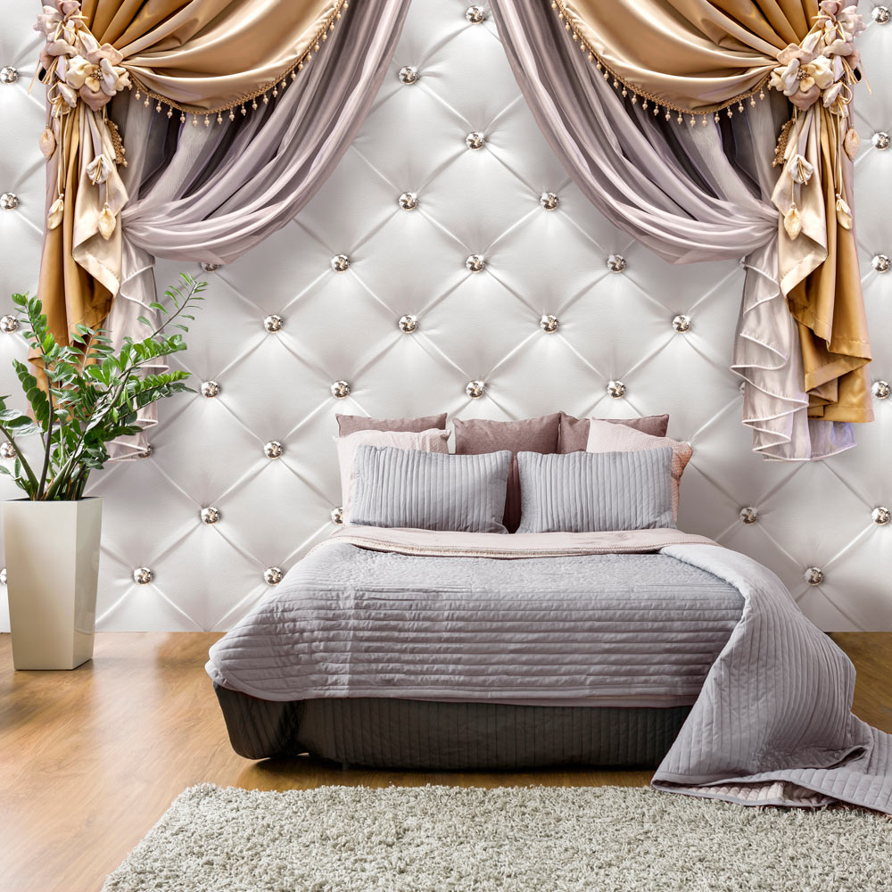 Self-adhesive Wallpaper - Curtain of Luxury - 98x70