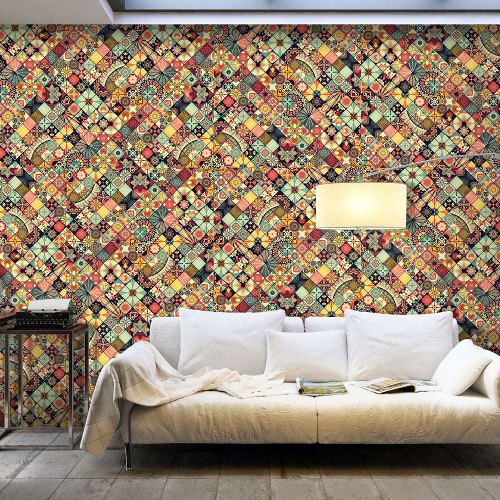 XXL wallpaper - Rainbow Mosaic - 500x280